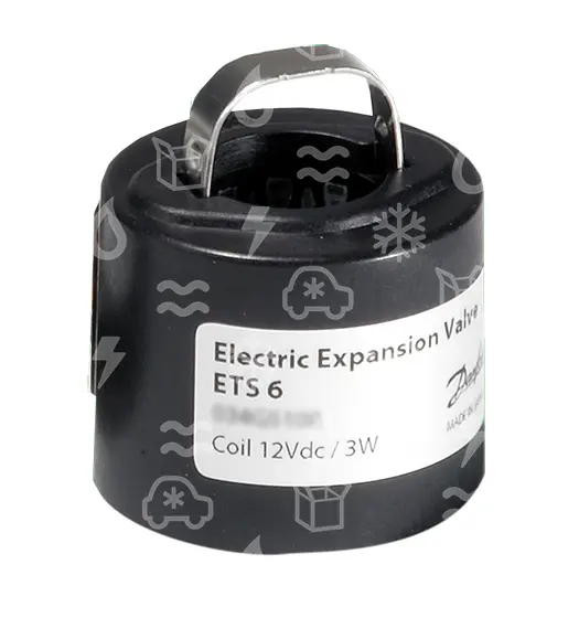 cívka exp. elektronického ventilu Danfoss ETS6, 12V, 3W, 0,26A, IP66